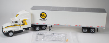 HO 1:87 Promotex 6208 Kenworth T-600 Sleeper Cab w/45' Dry Van Trailer - HALVOR LINES