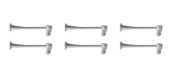 HO 1:87 Herpa # 53785 Chrome Air Horns (24 pcs.)