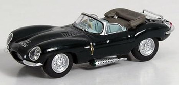 HO 1:87 Ricko 38223-TD Jaguar XKSS Roadster RHD (Top Down) - BLACK