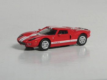 HO 1:87 Ricko 38471 - 2005 Ford GT - Red/White