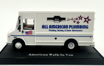 HO 1:87 Atlas 87065 American Walk-in Van - ALL AMRERICAN PLUMBING