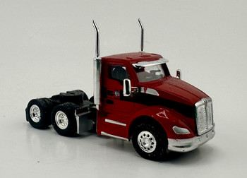 HO 1:87 HL-68030 Kenworth T-680 Day Cab - TIGER LINES RED