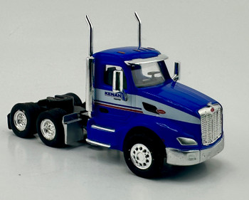 HO 1:87 HL-57930 Peterbilt Day Cab - KENAN BLUE