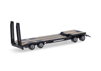 HO 1:87 Herpa 76142-009 Goldhofer Tu-4 Trailer w/Ramps - BLACK