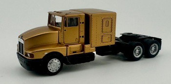 HO 1:87 Promotex 25290 Kenworth T-600 Flattop Sleeper Tractor - BOWNISH GOLD
