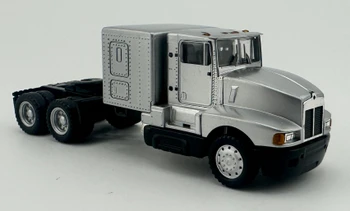 HO 1:87 Promotex 25290 Kenworth T-600 Flattop Sleeper Tractor - SILVER