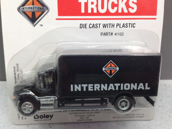 HO 1:87 Boley 4102-33 International Box Van Truck  - BLACK