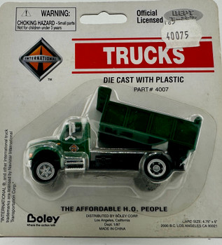 HO 1:87 Boley 4007 International Single Axle Dump Truck  - GREEN