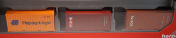 HO 1:87 Herpa # 76432 - 3-20' Shipping Containers - Hapag Lloyd, TAL, Triton