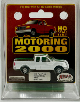 HO 1:87 Atlas 1246 - 1997 Ford F-150 Standard Side Pickup - WHITE