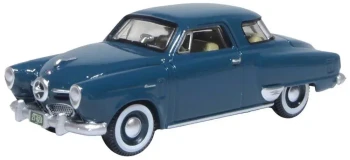 HO 1:87 1950 Studebaker Champion Starlight Coupe - AQUA GREEN