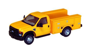 HO 1:87 River Point 536-5725.02 Ford F350 Super Duty - UTILITY BED - YELLOW