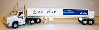HO 1:87 TNS 056 Peterbilt 579 DC w/Cryrogenic Trailer - LINDE