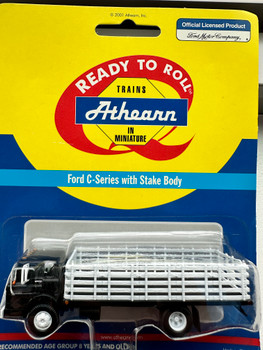 HO 1:87 Athearn 2725 - Ford C-Series Stake Bed Truck - BLACK