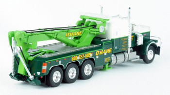 HO 1:87  Brekina 86279 - 1973 Peterbilt 359 Tow Truck - GREEN/WHITE O'HARE TOWING