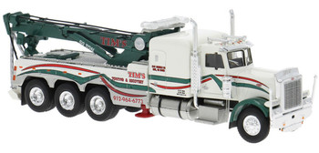 HO 1:87 Brekina 86283 - 1973 Peterbilt 359 Tow Truck - WHITE