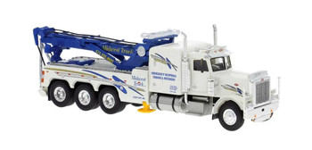 HO 1:87  Brekina 86283 - 1973 Peterbilt 359 Tow Truck - WHITE - MIDWEST TRUCK