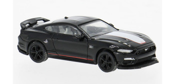 HO 1:87 PCX 870571 - 2020 Ford Mustang Mach 1 - BLACK/WHITE STRIPES