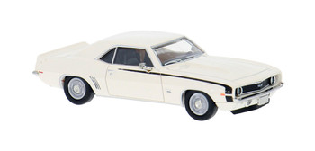 O 1:87  Brekina 18375 - 1969 Chevrolet Camaro - WHITE