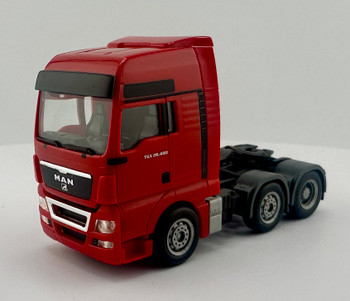 HO 1:87 Herpa 154413 MAN TGX XXL 3-Axle Tractor - RED
