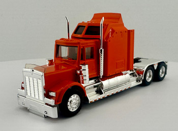 HO 1:87 Promotex # 35235O Kenworth W-900 Large Aerodyne Sleeper - ORANGE