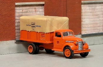 HO 1:87 Sylvan V-191-1 -1939/40 GMC Canadian Ntl Rwy Stake Bed Truck KIT