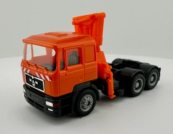 HO 1:87 Herpa 143103 MAN F2000 Tractor w/HIAB Hoist - ORANGE