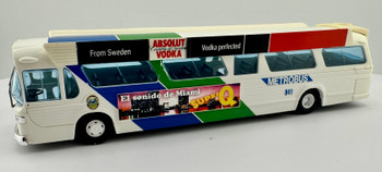 HO 1:87 Busch 44505 - 1959 GMC TDH-5301 Transit Fishbowl Bus - MIAMI