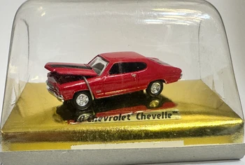 HO 1:87 CMW Mini Metals 30108 - 1970 Chevrolet Chevelle - RED/BLACK