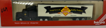 HO 1:87 Promotex 6169 KW T600 Aero SC w/45' Dry Van Trailer PEAK VEGETABLE