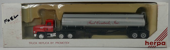 HO 1:87 Promotex Short Mack DC w/Gasoline Trailer - FUEL CONTROLS