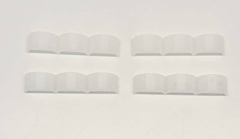 HO 1:87 Promotex # 5545 White Truck Fenders - Paintable (4 pc. per Package)