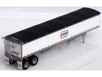 HO 1:87 Lonestar # 6022 Wilson 43' Grain Trailer Black KIT w/Black Tarp CO-OP