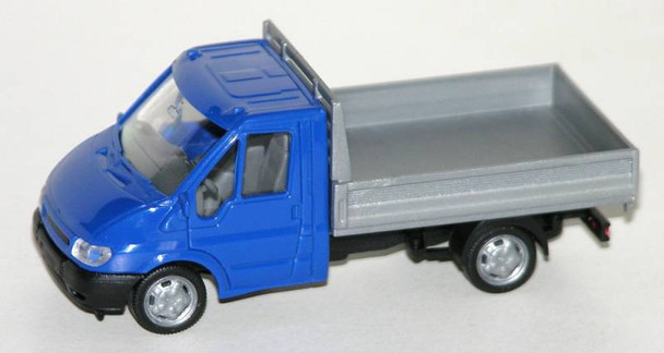 HO 1/87 Promotex # 6559 Ford Transit Utility Truck  Rietze Blue/Silver
