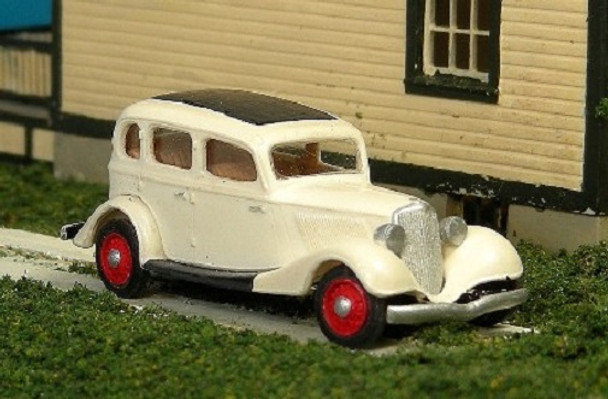 HO 1:87 Sylvan Scale Models # V-175 1934 Ford Four Door Sedan KIT