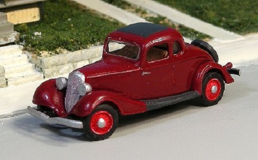 HO 1:87 Sylvan Scale Models # V-176 1934 Ford Five Window Coupe KIT