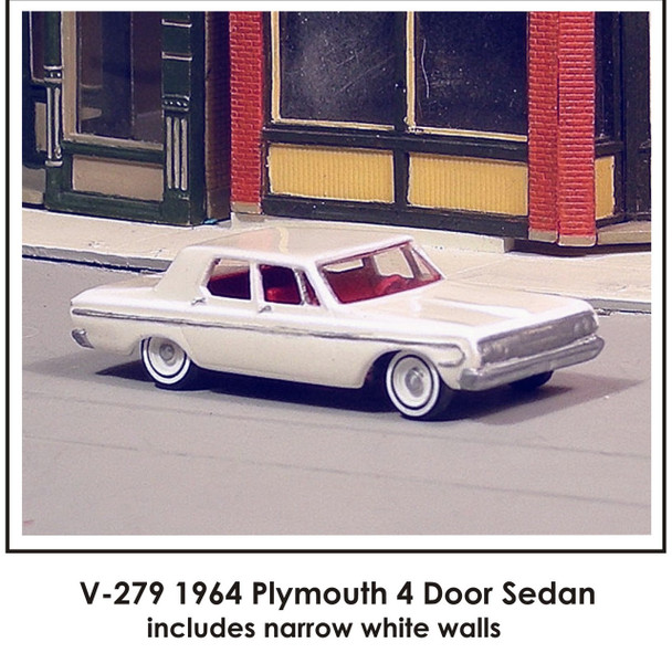 HO 1:87 Sylvan V-279  - 1964 Plymouth Belvedere 4-Door Sedan KIT