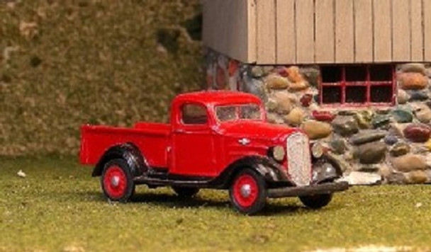 HO 1:87 Sylvan Scale Models # V-193 - 1936 Chevy 1/2 Ton Pickup KIT
