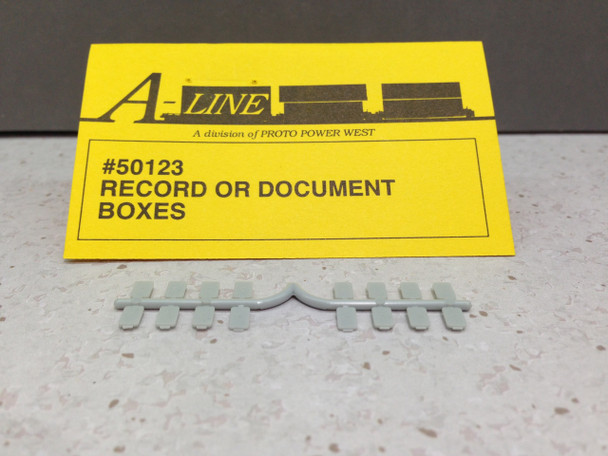 HO 1:87 A-Line # 50123 Record or Document Boxes