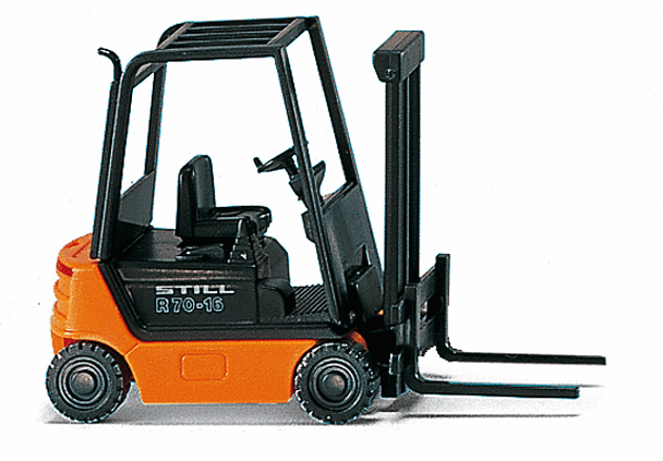 HO 1:87 Wiking # 66401 - Still R 70-16 Forklift - Orange/Black