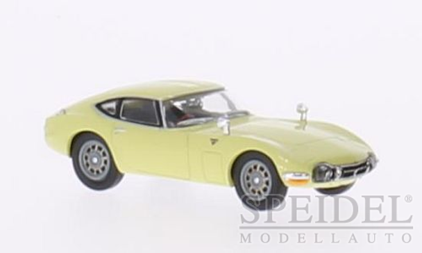 HO 1:87 Ricko # 38616 - Toyota 2000 GT RHD Light Yellow