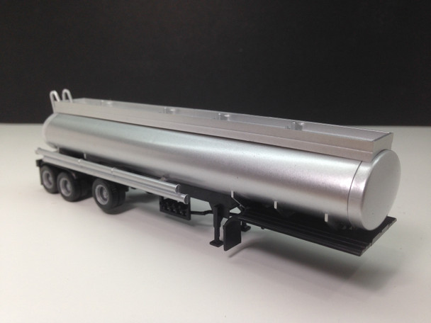 HO 1:87 Promotex # 5351 Elliptical Tanker Trailer with Tag Axle - Silver