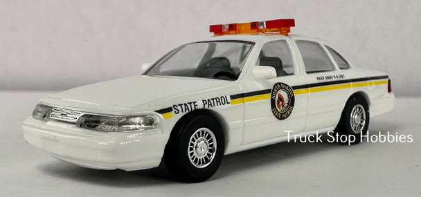 HO 1:87 Busch State Police 49079 Ford Crown Vic NORTH DAKOTA State Patrol Car