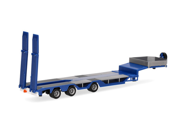 HO 1:87 Herpa # 76968-003 - Goldhofer Allrounder 3-Axle  Trailer  - BLUE