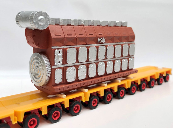 HO 1:87 Loewes Model # 2007 Diesel Engine Truck/Train Car Cargo Load