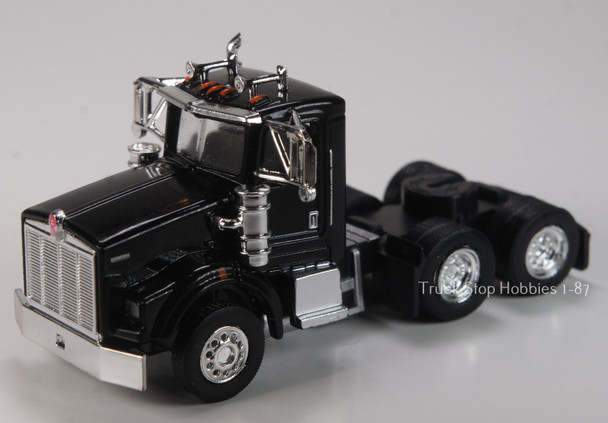 HO 1:87 TSH # 664 Kenworth T800 Tandem Axle Tractor - Heavy Haul - Black