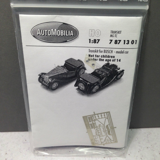 HO 1/87 AutoMobilia DE # 7871301 Transkit for MG TC (Busch) -  Detail Parts