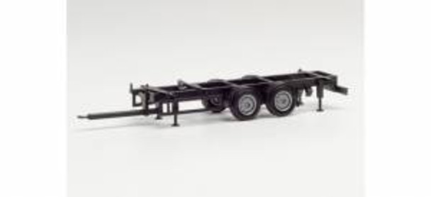 HO 1:87 Herpa # 85274 Trailer Chassis to haul 7.8m Dry Van Boxes (2 pcs.) KIT