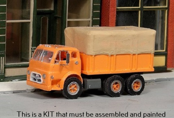 HO 1:87 Sylvan V-343 - 1953-68 Diamond T 734 Tandem Axle Stake Truck  - KIT