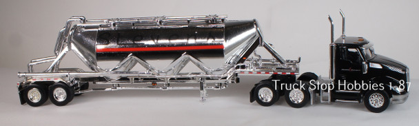 HO 1:87 TNS # 037S -Kenworth T680 Day Cab w/Chrome Pneumatic Trailer - Steve's Trans.